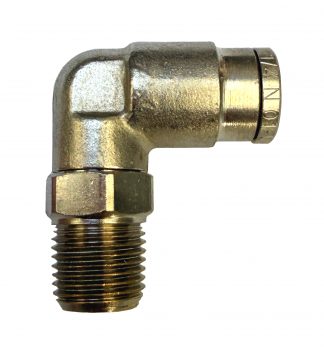 MACROLINE MACRO FITTING 90 90° SWIVEL NICKEL AIR LINE ELBOW - NO SEALANT
